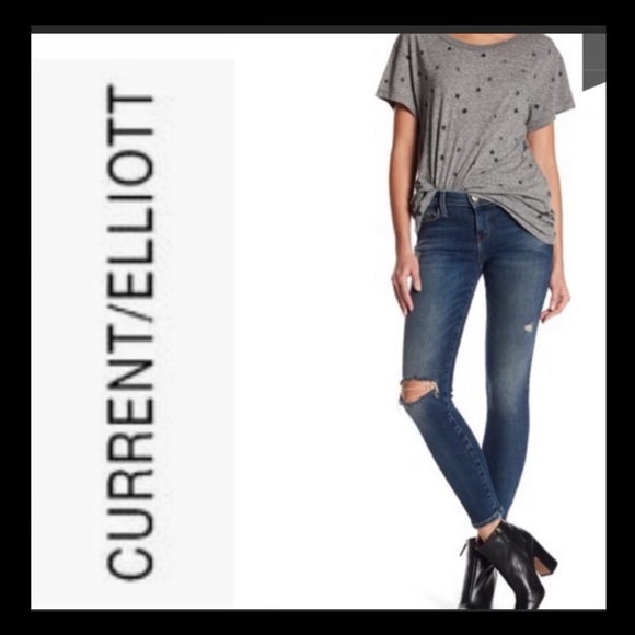 ⭐️HP⭐️Current/Elliott Stiletto In Wren Destroy - Picture 2 of 8